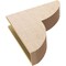 Ekena Millwork 6"W x 24"D x 24"H Thin Crestline Rough Cedar Woodgrain TimberThane Corbel, Primed Tan CORUR06X24X24CRERCPR - alternate 5